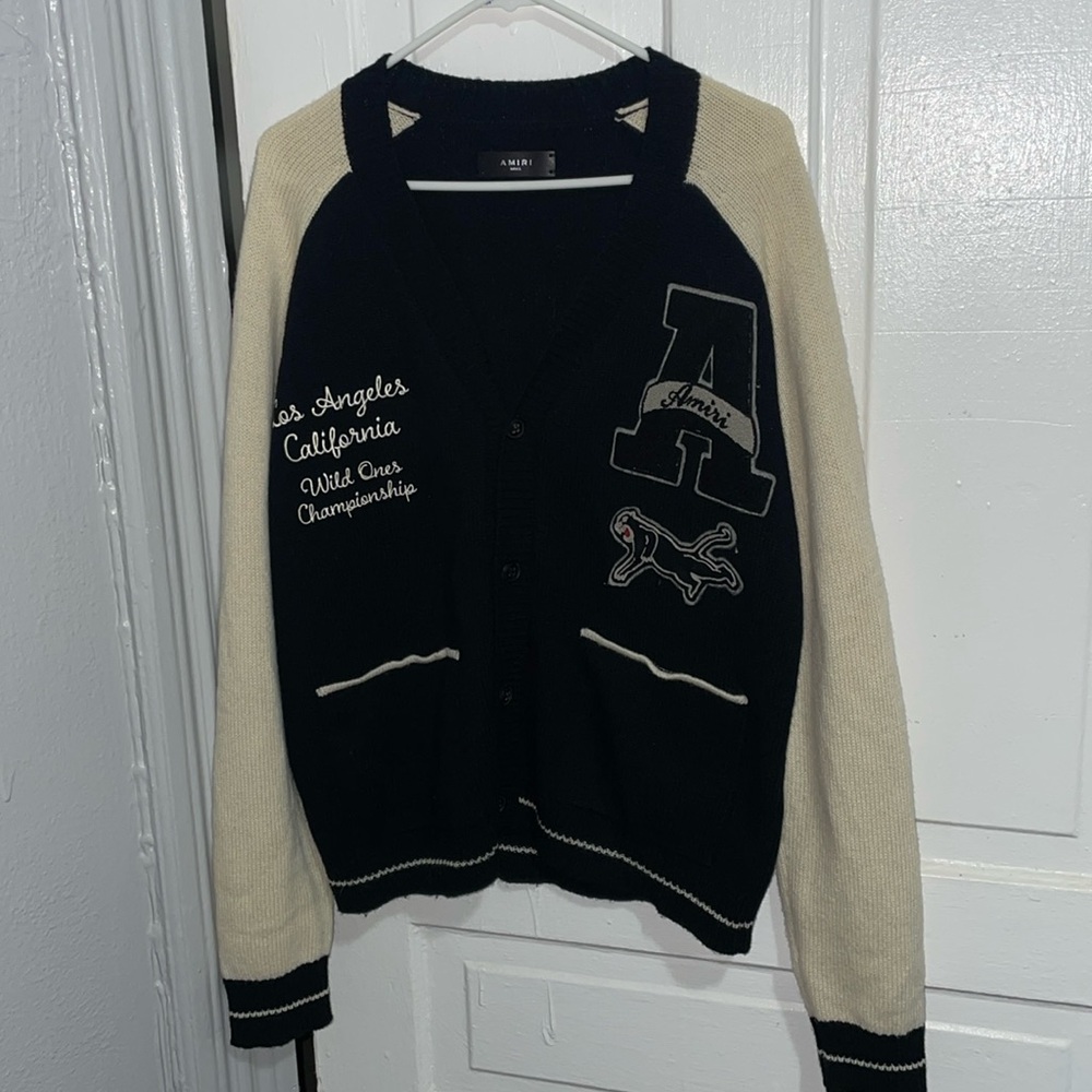 AMIRI tiger cardigan small